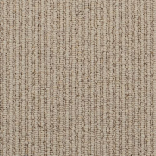 Designer Loop Collection Ecru Rib Carpet