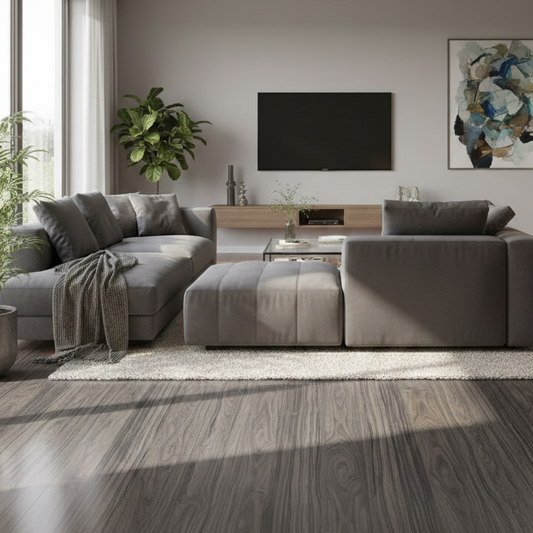 EziClick High Gloss Granite 8mm Laminate Flooring