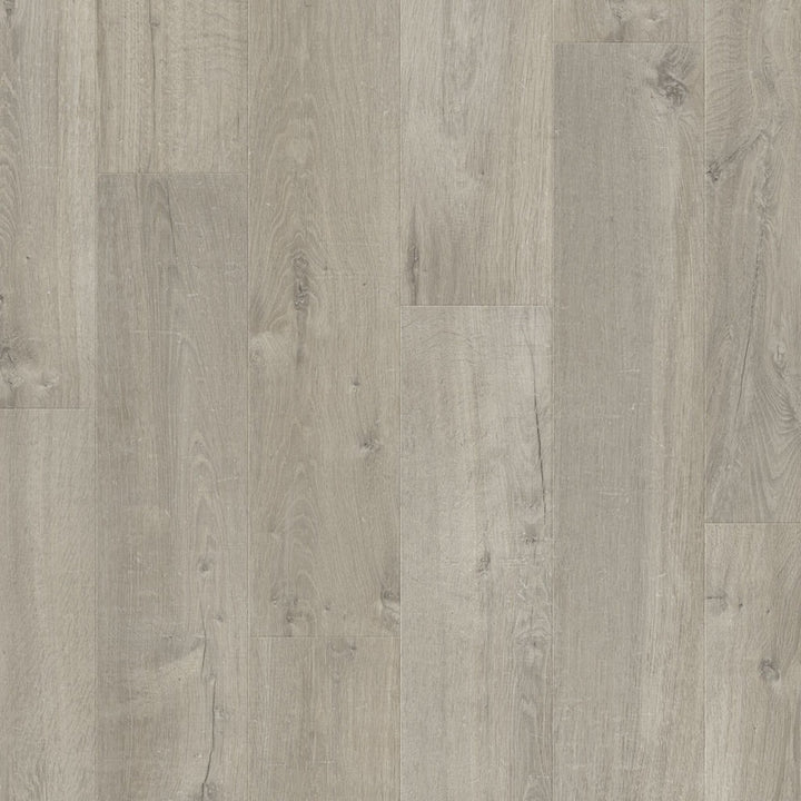 A close-up of Quickstep IMPRESSIVE ULTRA SOFT OAK GREY Laminate Flooring