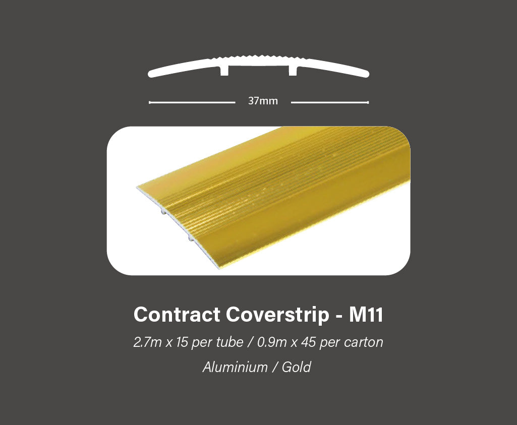 Gripperrods Metals 0.9 Full Tubes M11.g Gold Contract Coverstrip
