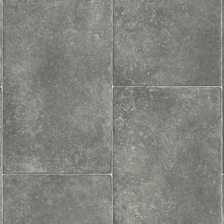 Tarbert Slate Tile Black Vinyl Flooring