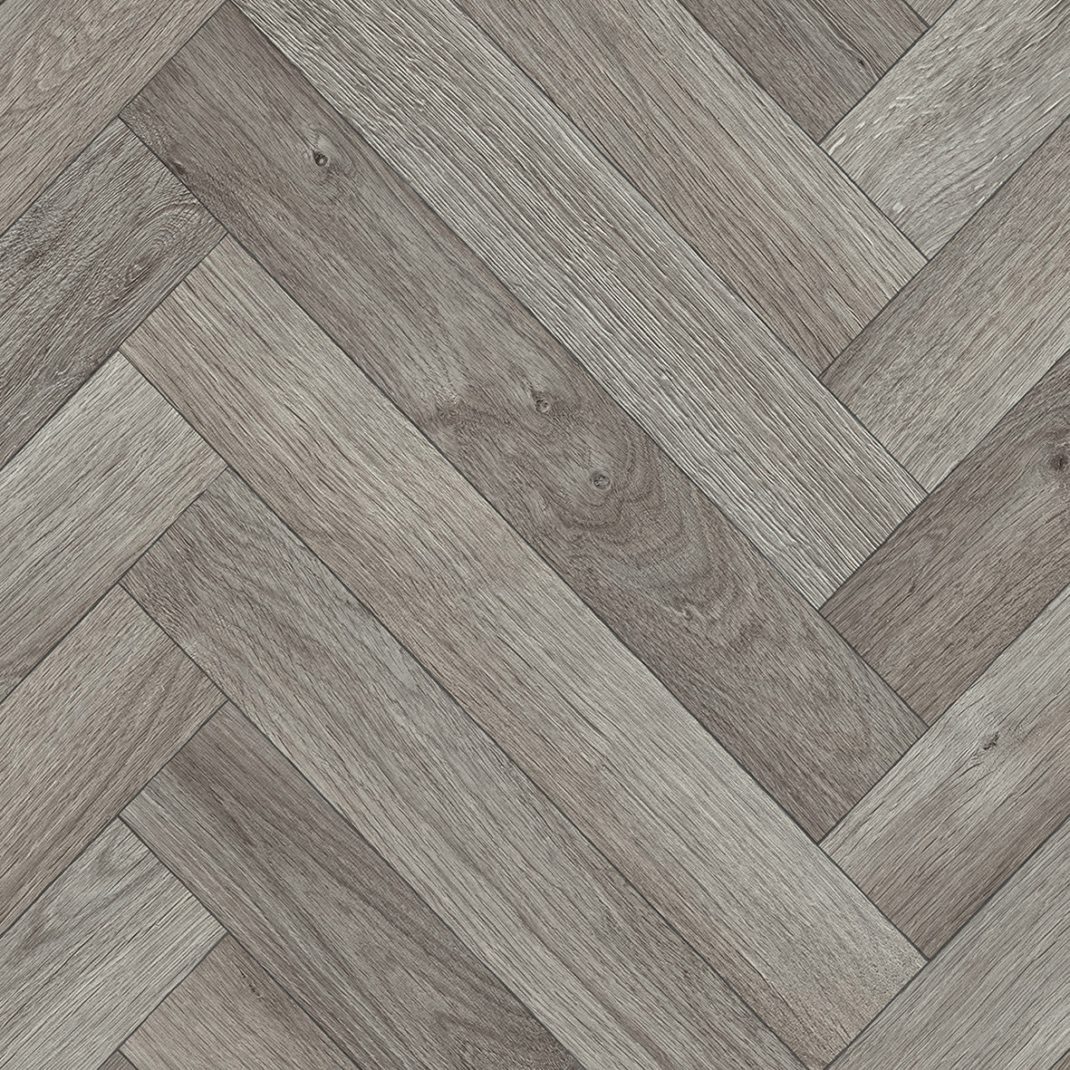Elbrus Herringbone Grey Oak Vinyl Flooring