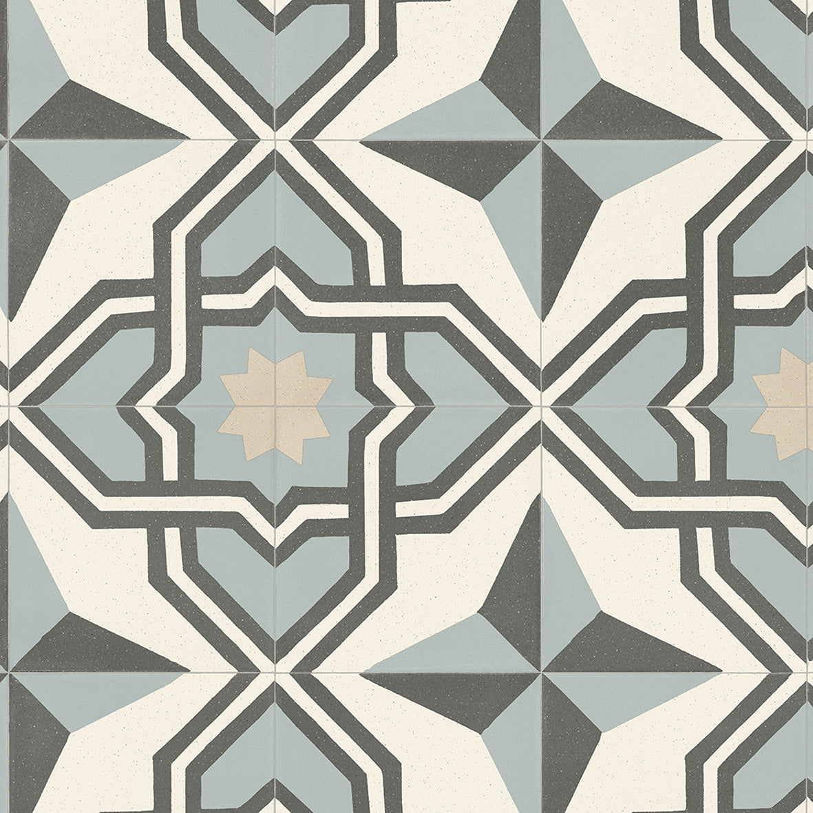 Elbrus Blue Tile Vinyl Flooring