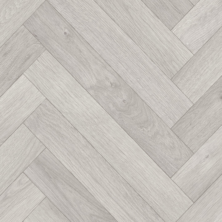 Lasso Herringbone Grey Oak Vinyl Flooring