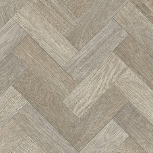 Lasso Herringbone Weathered Oak Vinyl Flooring