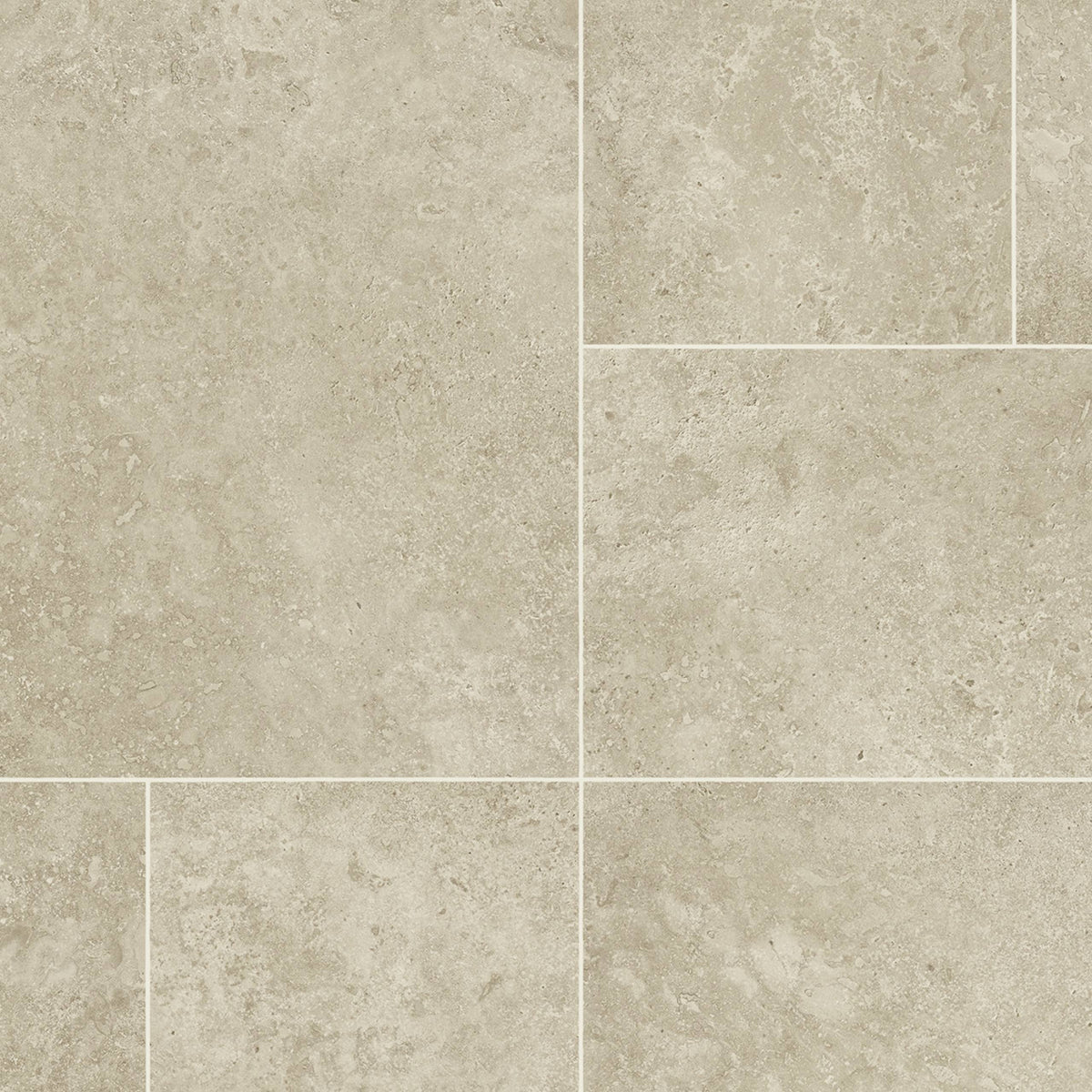 Alton Vinyl Ivory Ceramic Tile Vinyl Flooring