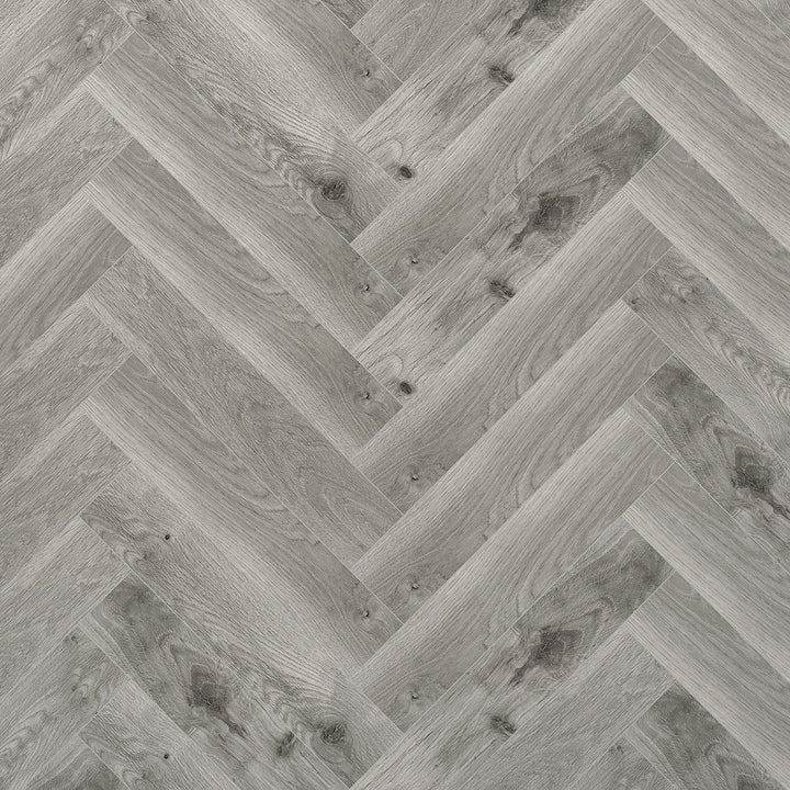 Estilo Hardcore Rigid Herringbone(2.3814 Grey Oak 916-6 5.2mm Luxury Vinyl Flooring