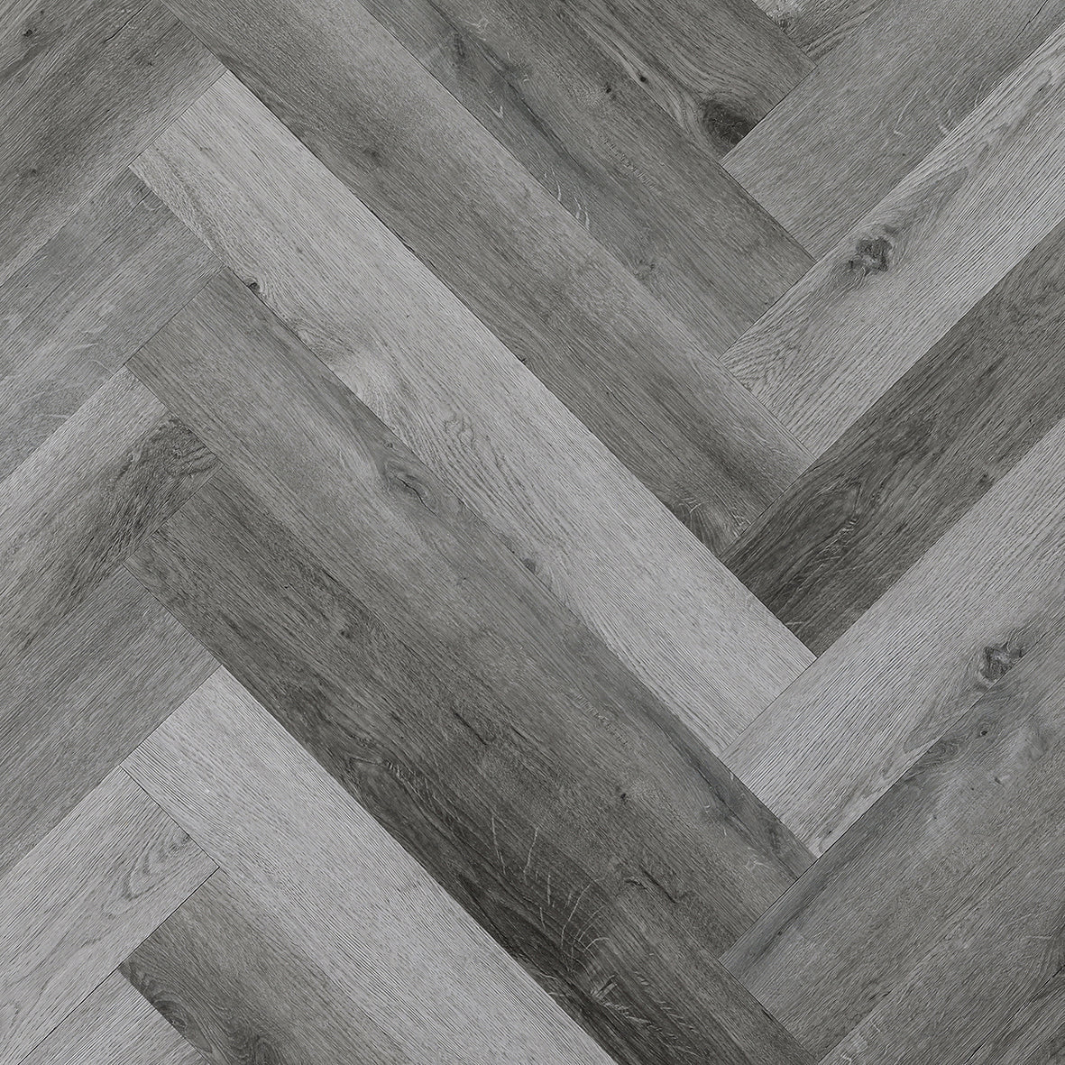 Estilo Hardcore Rigid Herringbone(2.3814 Stoney Grey Oak 911-8 5.2mm Luxury Vinyl Flooring