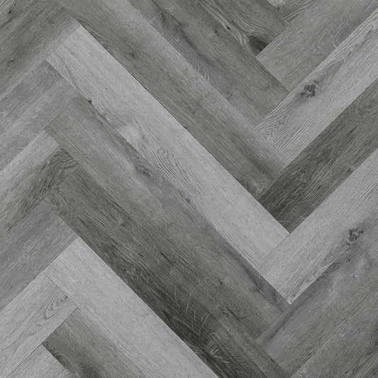 Estilo Hardcore Rigid Herringbone(2.3814 Stoney Grey Oak 911-8 5.2mm Luxury Vinyl Flooring