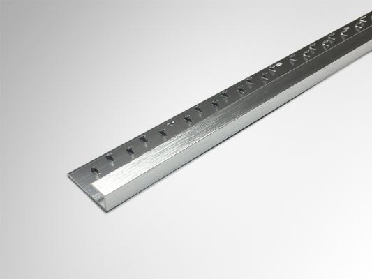 Kensington Trims 2.7m Iron Grey (brushed) - Square Edge