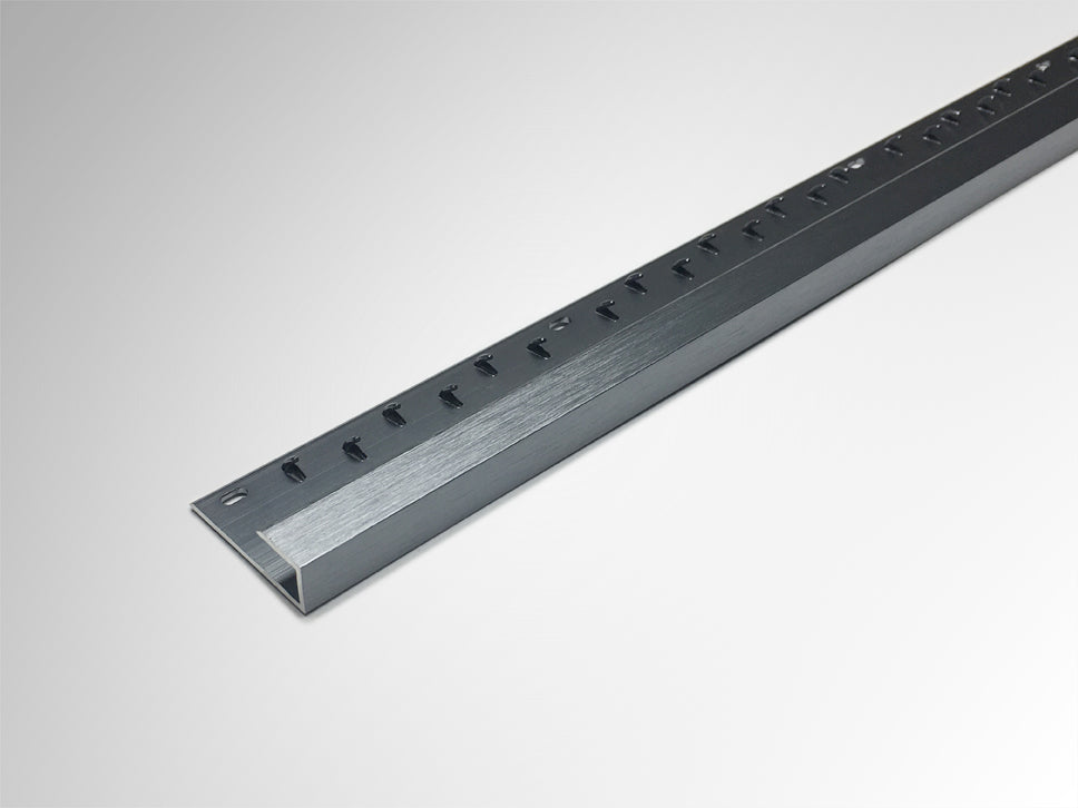 Kensington Trims 2.7m Iron Grey (brushed) - S/a Edge 8mm