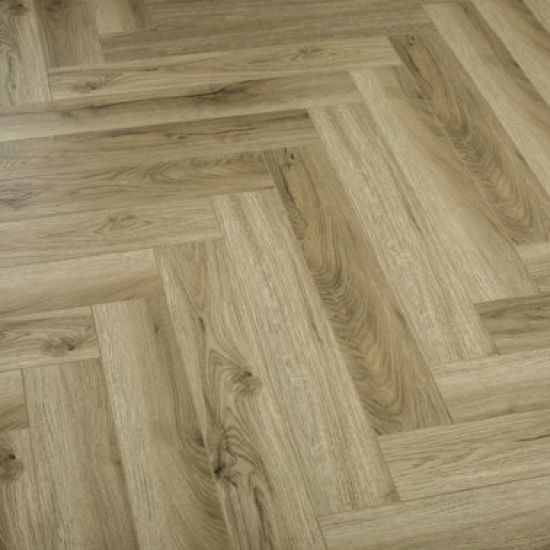 Herringbone 12mm Limed Oak Laminate Flooring