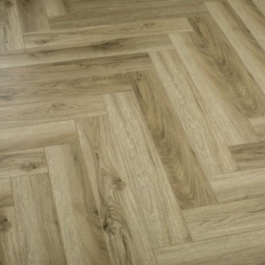 Herringbone 12mm Limed Oak Laminate Flooring