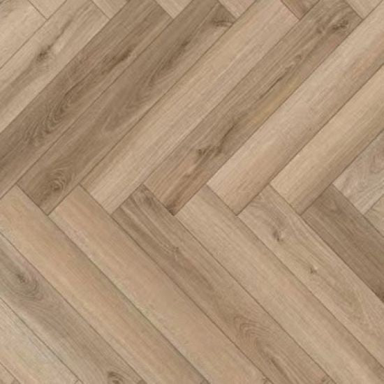Herringbone 12mm Naked Oak Laminate Flooring