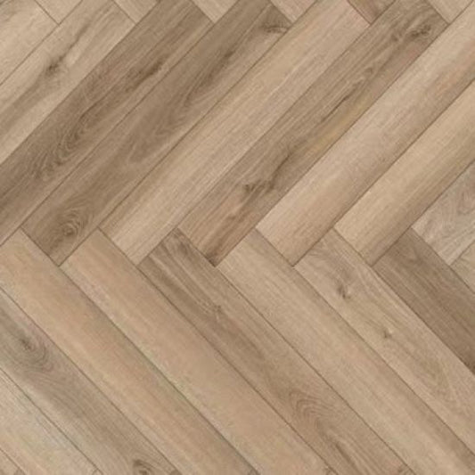 Herringbone 12mm Naked Oak Laminate Flooring