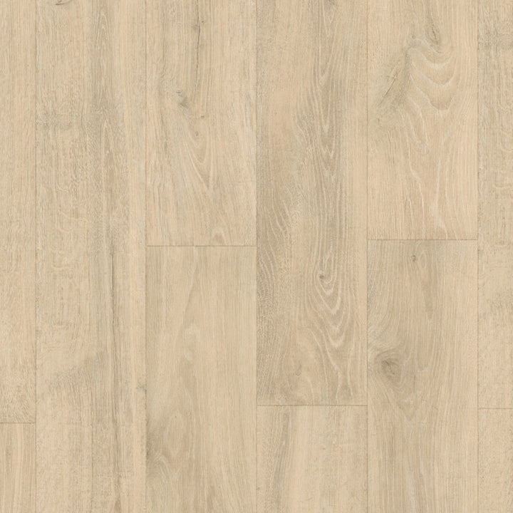 Close-up of Quickstep MAJESTIC WOODLAND OAK BEIGE MJ3545 9.5mm Laminate Flooring