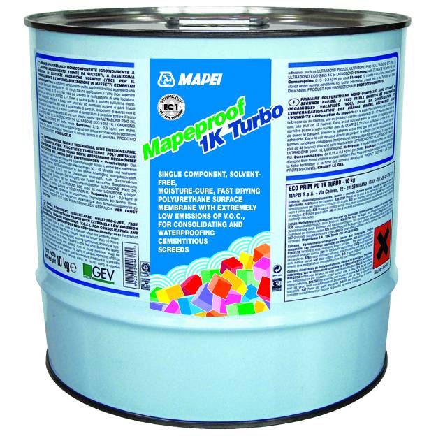 Mapei Primers Mapeproof 1k Turbo 10kg