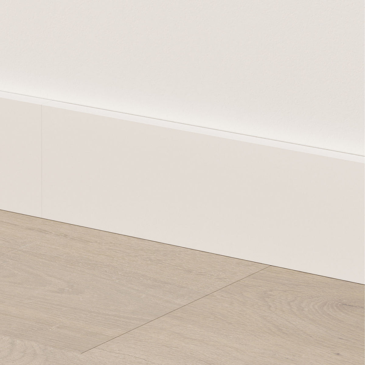 SmartFinish Clickable White Medium Skirting 126 SFPSKCLICKWHITE126