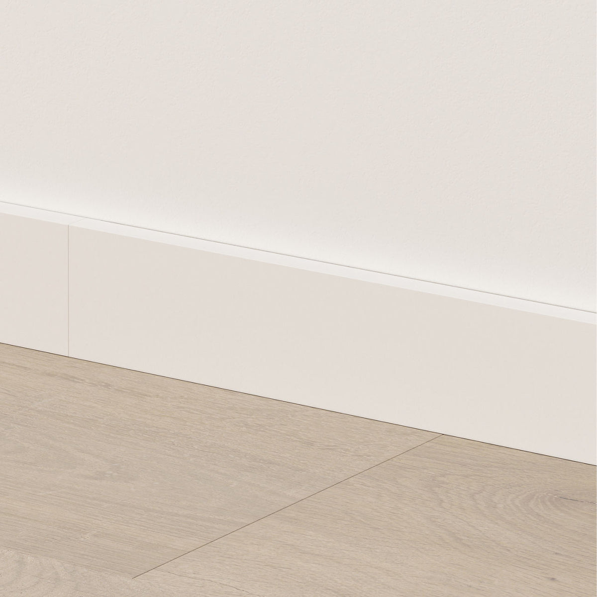 SmartFinish Clickable White Small Skirting 126 SFSKCLICKWHITE126