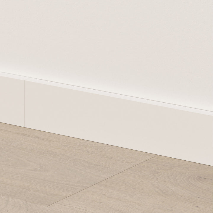 SmartFinish Clickable White Small Skirting 126 SFSKCLICKWHITE126