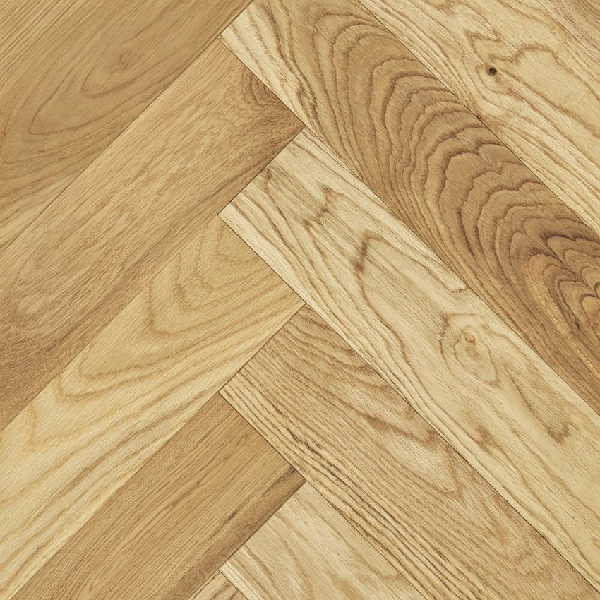 Cotswold Herringbone Natural Brushed UV Laquered HB-1 Engineered Wood Flooring