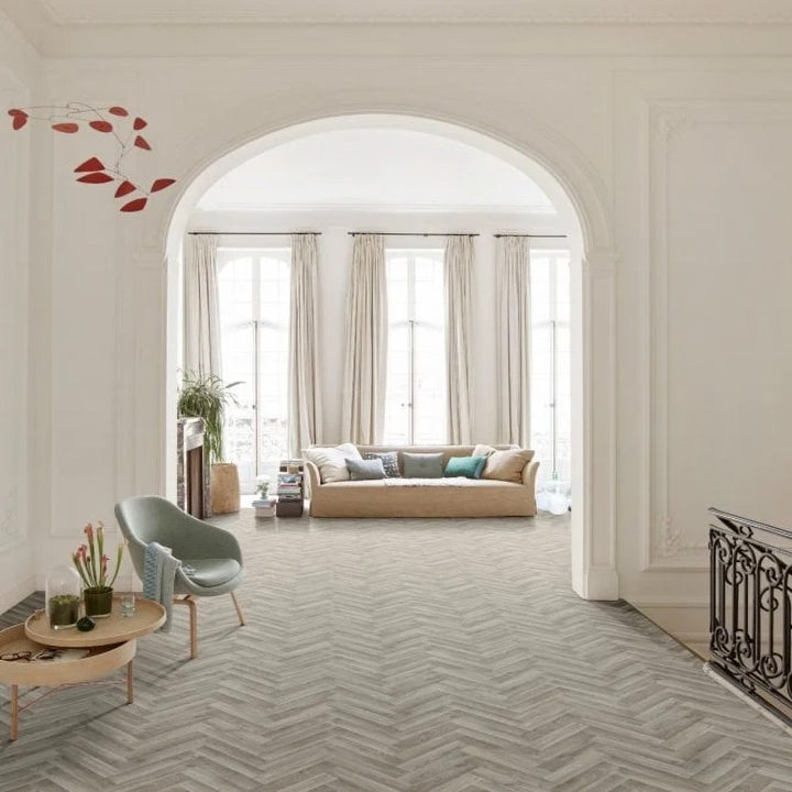 Valley Carpets Suretex Oak Chevron 607M Vinyl