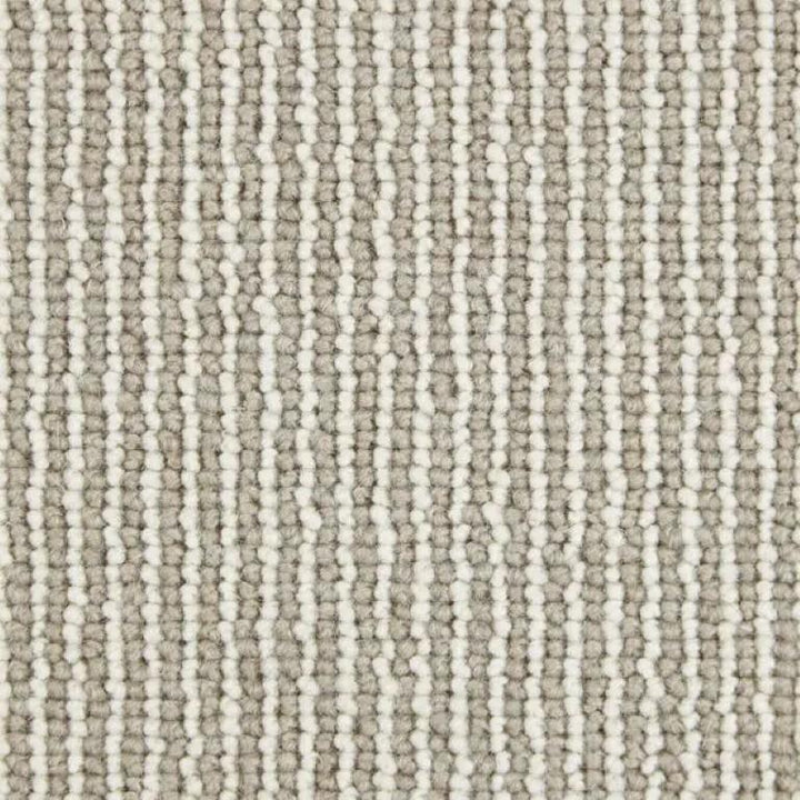 Kingsmead Carpets Artistry Loop Secondary Backing Stripe Dunmore Cream Carpet