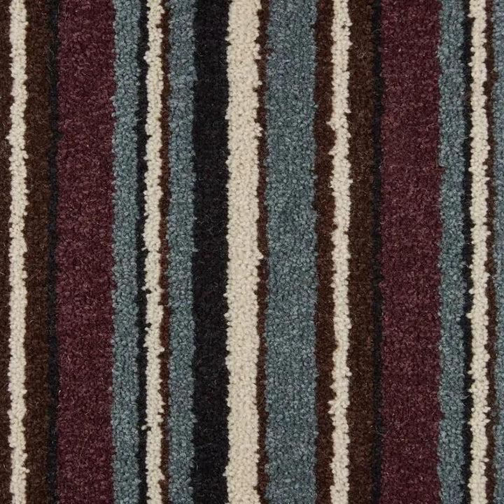 Kingsmead Carpets Artwork Special Edition Stripe 80/20 Wool Felt Backing Baroque Carpet