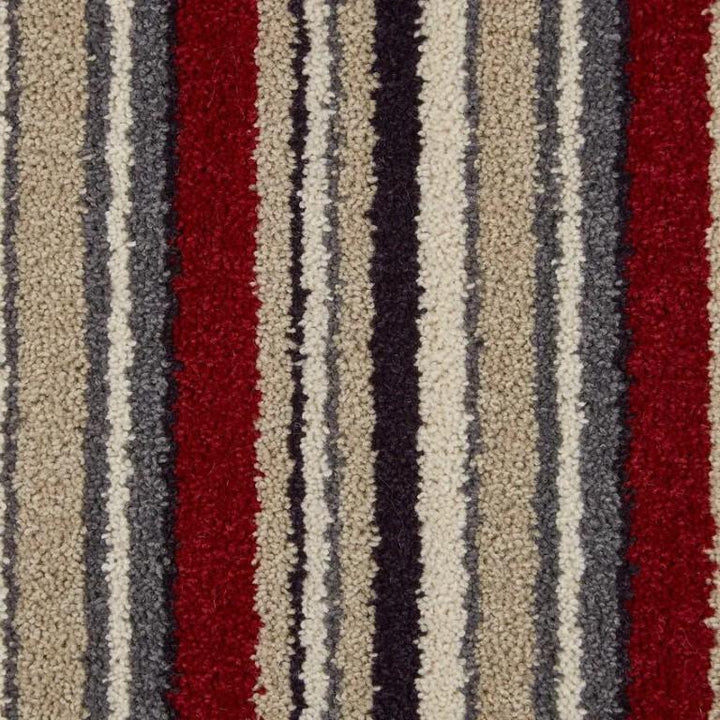 Kingsmead Carpets Artwork Special Edition Stripe 80/20 Wool Felt Backing De Stijl Carpet