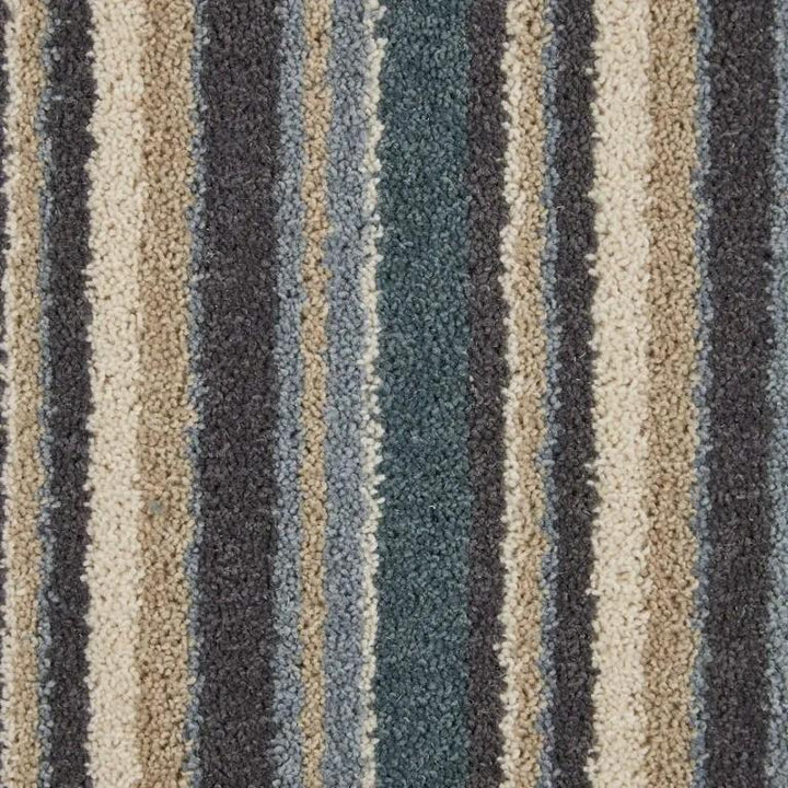 Kingsmead Carpets Artwork Special Edition Stripe 80/20 Wool Felt Backing Impressionist Carpet