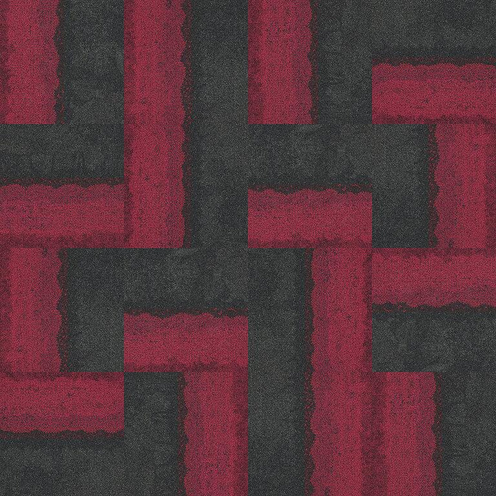 Interface Composure Edge 4274001 Berry Solitude Carpet Tiles