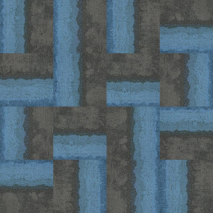 Interface Composure Edge 4274001 Sapphire Diffuse Carpet Tiles
