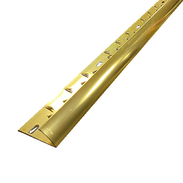 Gold metal door plate