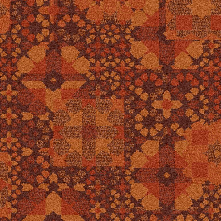 Interface Head Over Heels 6640022 Terracotta Carpet Tiles
