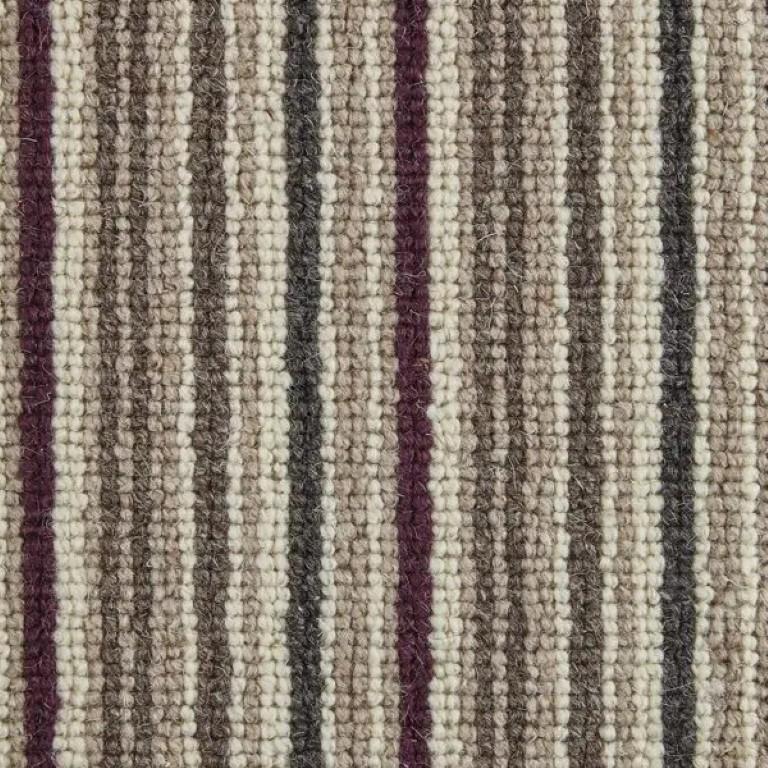 Kingsmead Carpets Kaleidoscope Wool Loop Eggplant Carpet