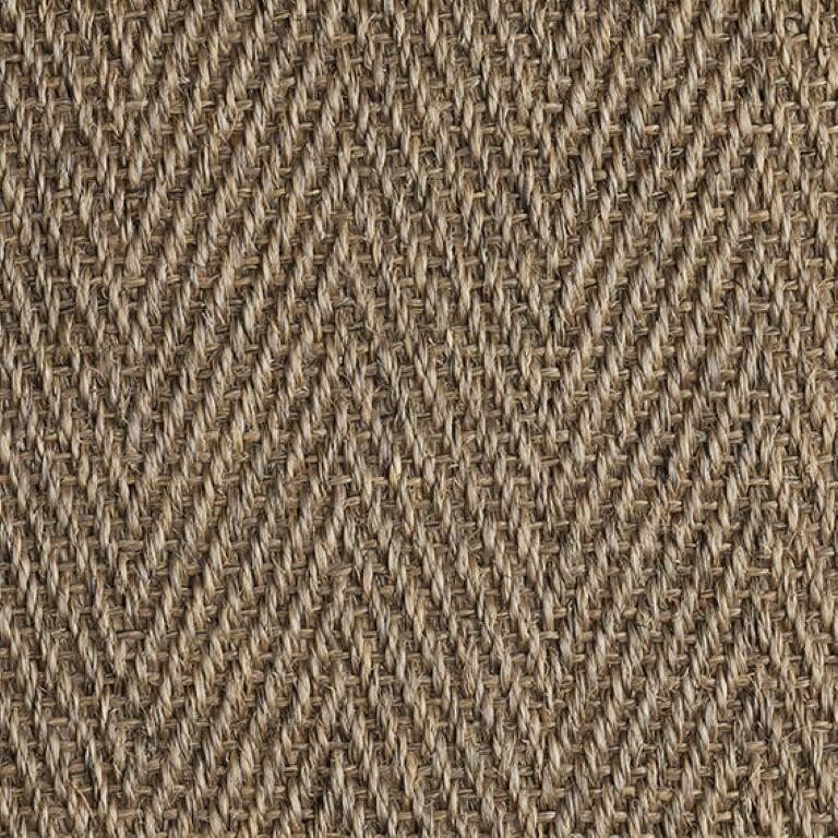 Kersaint Cobb Sisal Herringbone Pewter Carpet