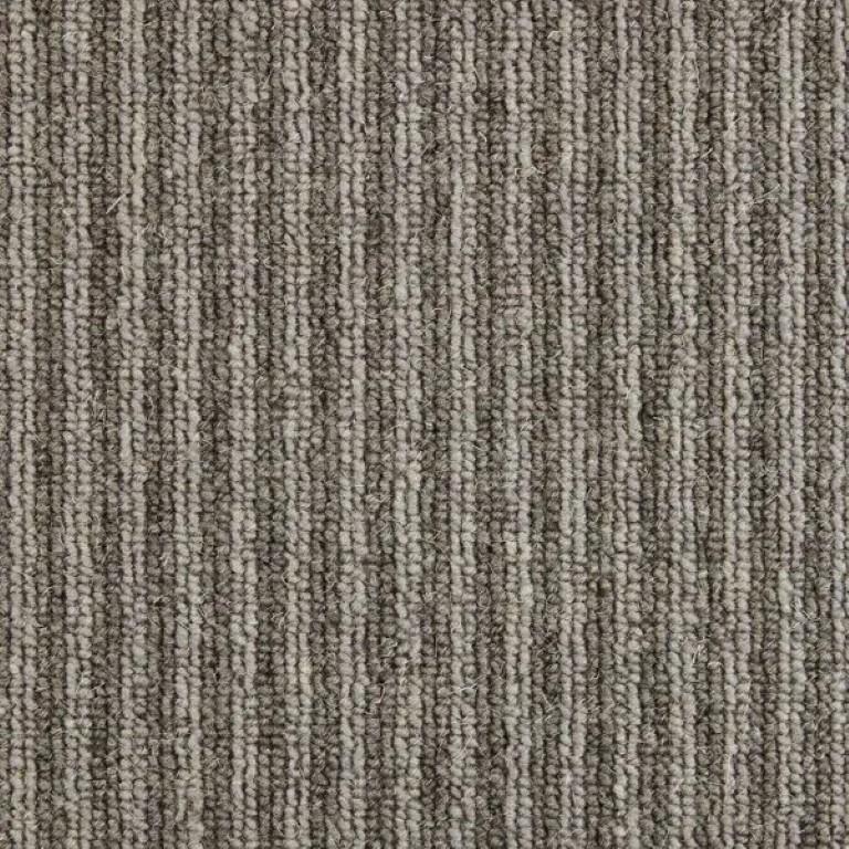 Kingsmead Carpets Mineral Stripe Wool Loop Umber Carpet