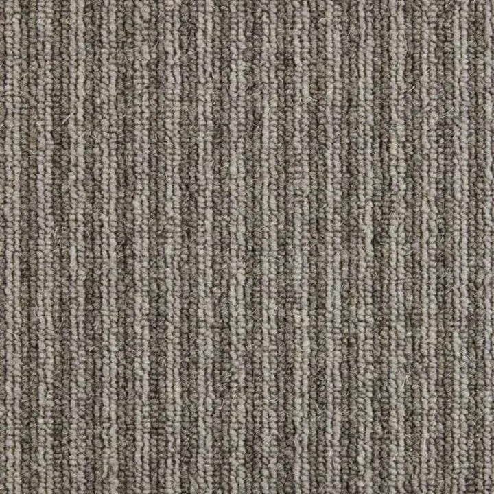 Kingsmead Carpets Mineral Stripe Wool Loop Umber Carpet