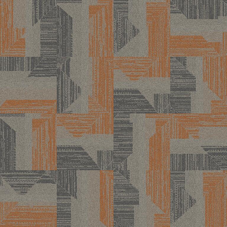 Interface Open Air 403 Transition 9705001 Nickel/clementine Carpet Tiles