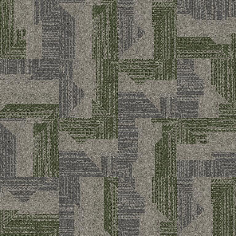 Interface Open Air 403 Transition 9705001 Nickel/moss Carpet Tiles
