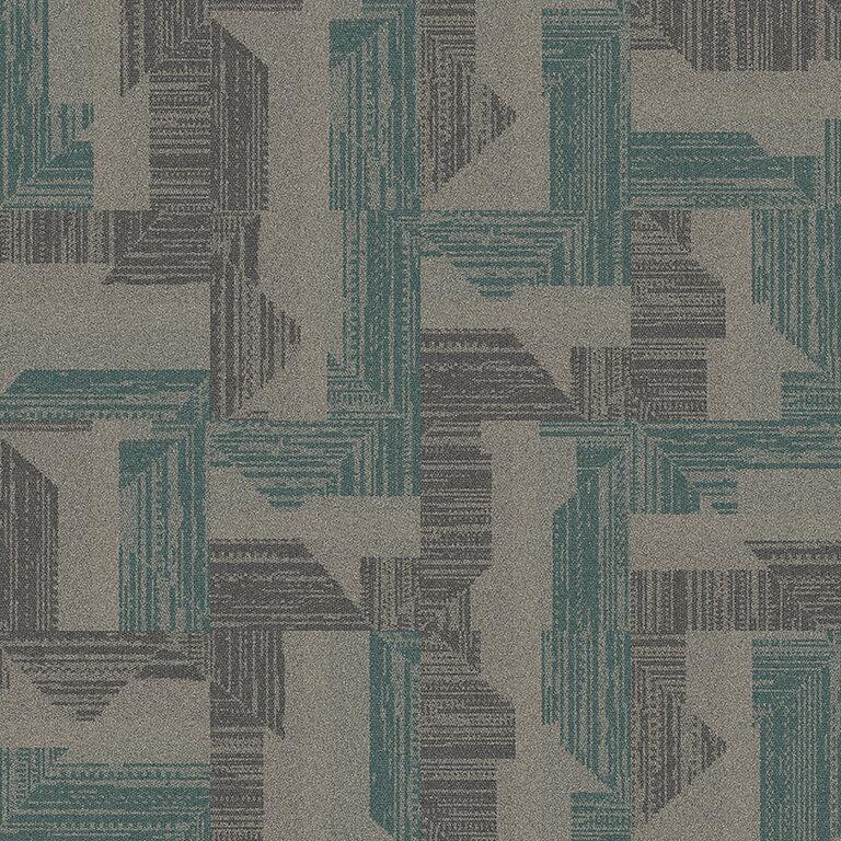Interface Open Air 403 Transition 9705001 Nickel/teal Carpet Tiles