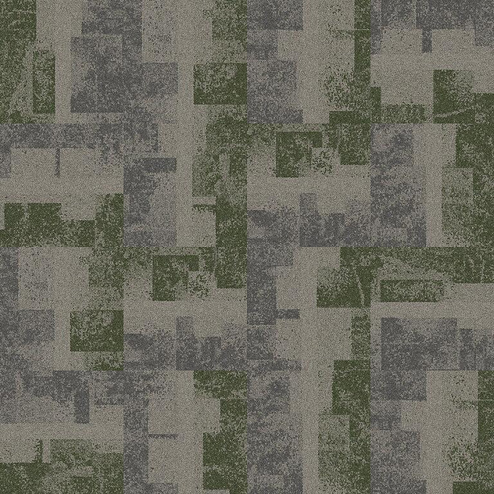 Interface Open Air 404 Transition 9706001 Nickel/moss Carpet Tiles