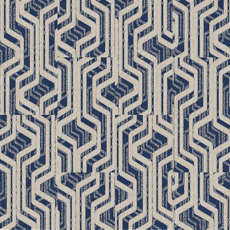 Interface Portmanteau 19 7968001 Cobalt Carpet Tiles
