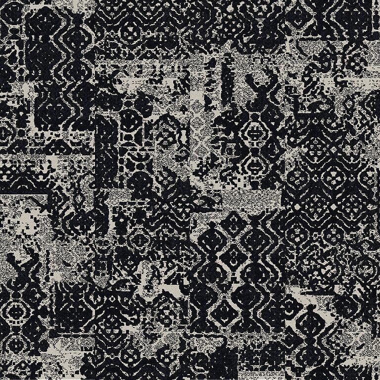 Interface Portmanteau 39 8063001 Ebony Ivory Carpet Tiles