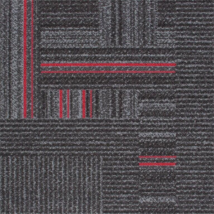 Gradus Floorcoverings Times Square Red 06605 Carpet Tiles