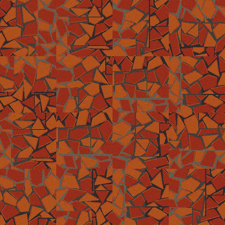 Interface Rue 8344001 Orange Carpet Tiles
