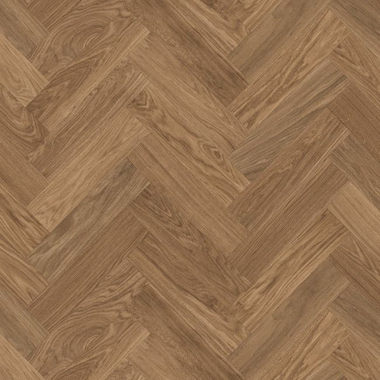 Skane Herringbone Walnut Vinyl Flooring