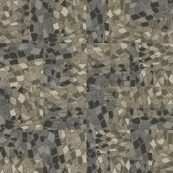 Interface Stone Course 8343001 Grey Stone Carpet Tiles
